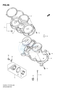 DL650 (E3) V-Strom drawing SPEEDOMETER (DL650L1 E33)