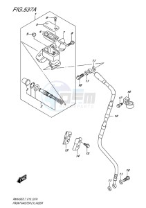 RMX450 drawing FRONT MASTER CYLINDER