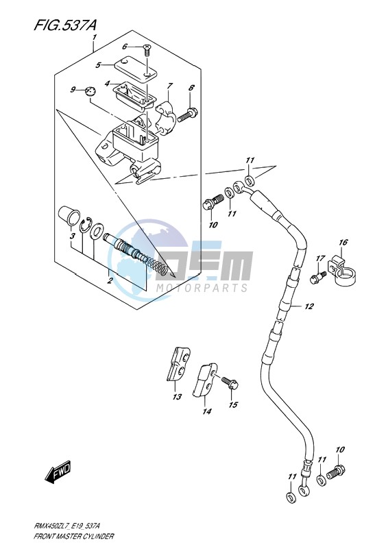 FRONT MASTER CYLINDER