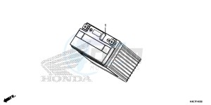 NSS125DF Forza 125 - NSS125D Europe Direct - (ED) drawing BATTERY