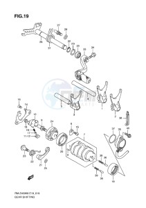 RM-Z450 EU drawing GEAR SHIFTING