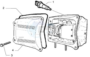 X9 500 drawing Cylinder head cover