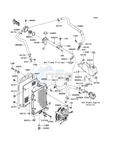 VN1600 MEAN STREAK VN1600B7F GB XX (EU ME A(FRICA) drawing Radiator