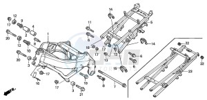 CBR600F drawing FRAME BODY (2)