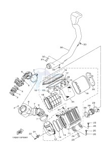 YXM700E YXM700PF VIKING (1XPS) drawing INTAKE