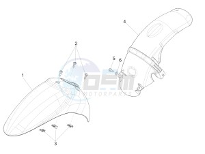 Liberty 125 4t 3v ie e3 (Vietnam ) Vietnam drawing Wheel housing - Mudguard