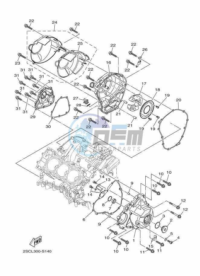 CRANKCASE COVER 1