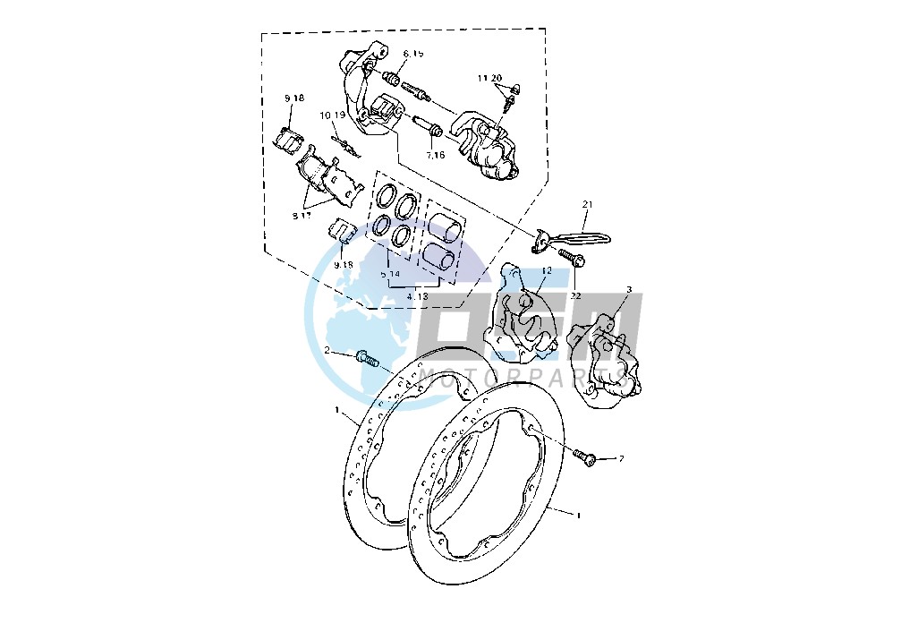 FRONT BRAKE CALIPER