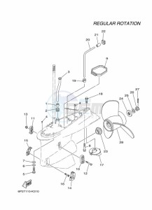 F250BETU drawing PROPELLER-HOUSING-AND-TRANSMISSION-2