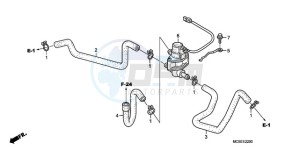 ST13009 France - (F / CMF MME) drawing AIR INJECTION CONTROL VALVE