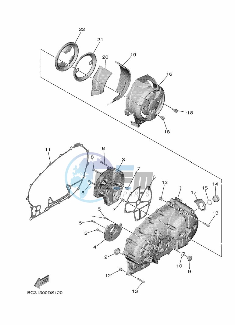 CRANKCASE COVER 1