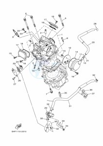 YFM700FWB KODIAK 700 (B6KN) drawing CYLINDER HEAD