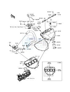 NINJA H2 / NINJA H2 CARBON ZX1000XHFA XX (EU ME A(FRICA) drawing Air Chamber