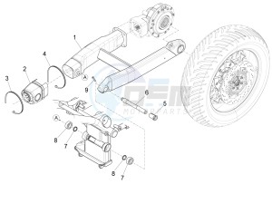 Audace 1400 Carbon 1380 (NAFTA) drawing Swing arm