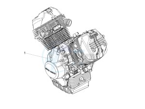 V7 III Anniversario 750 e4 (NAFTA) drawing Engine-Completing part-Lever