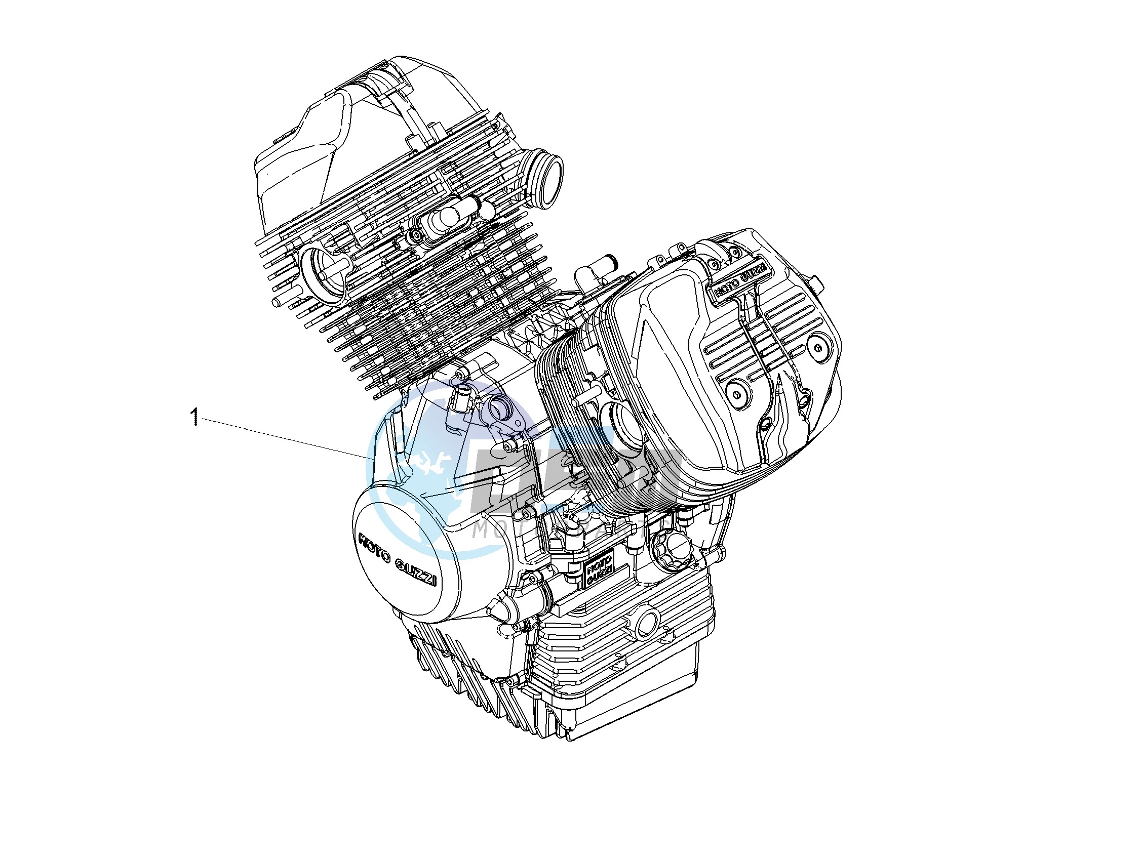 Engine-Completing part-Lever