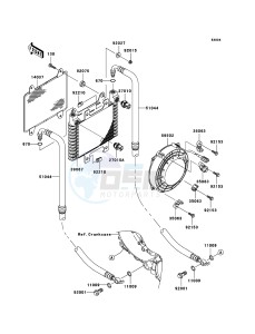 KVF360 4x4 KVF360A8F EU GB drawing Oil Cooler