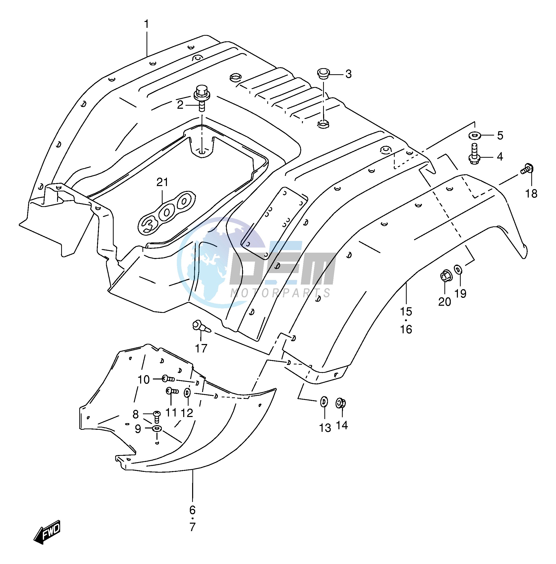 REAR FENDER