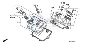 XL700V9 F / CMF drawing CYLINDER HEAD COVER