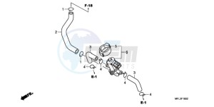 CBR1000RR9 UK - (E / MKH TRI) drawing AIR INJECTION CONTROL VALVE