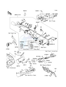 ZR 1000 B [Z1000 EUROPEAN] (B7F-B9F) 0B8F drawing CHASSIS ELECTRICAL EQUIPMENT