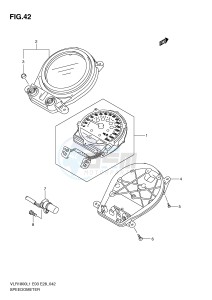 VLR1800 (E3-E28) drawing SPEEDOMETER (VLR1800L1 E28)