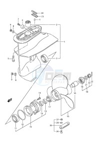 DF 9.9A drawing Gear Case