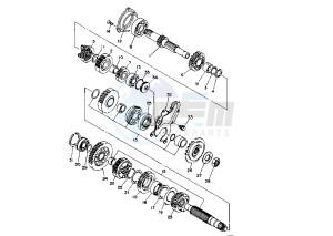 TRX 850 drawing TRANSMISSION