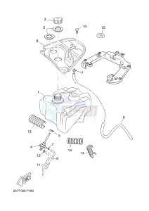 YN50 OVETTO (2APG) drawing FUEL TANK