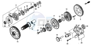 GL1500CD drawing PRIMARY DRIVE GEAR