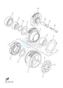 FZ1-N FZ1 (NAKED) 1000 (1EC4 1EC5 1EC6) drawing STARTER