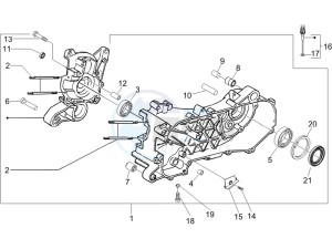 Zip 50 4T drawing Crankcase