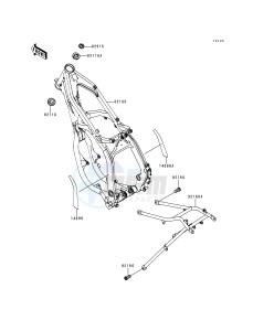 KX 250 K [KX250] (K2) [KX250] drawing FRAME