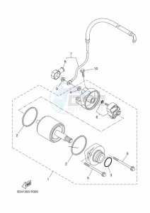 XTZ690-U TENERE 700 (BW32) drawing STARTING MOTOR