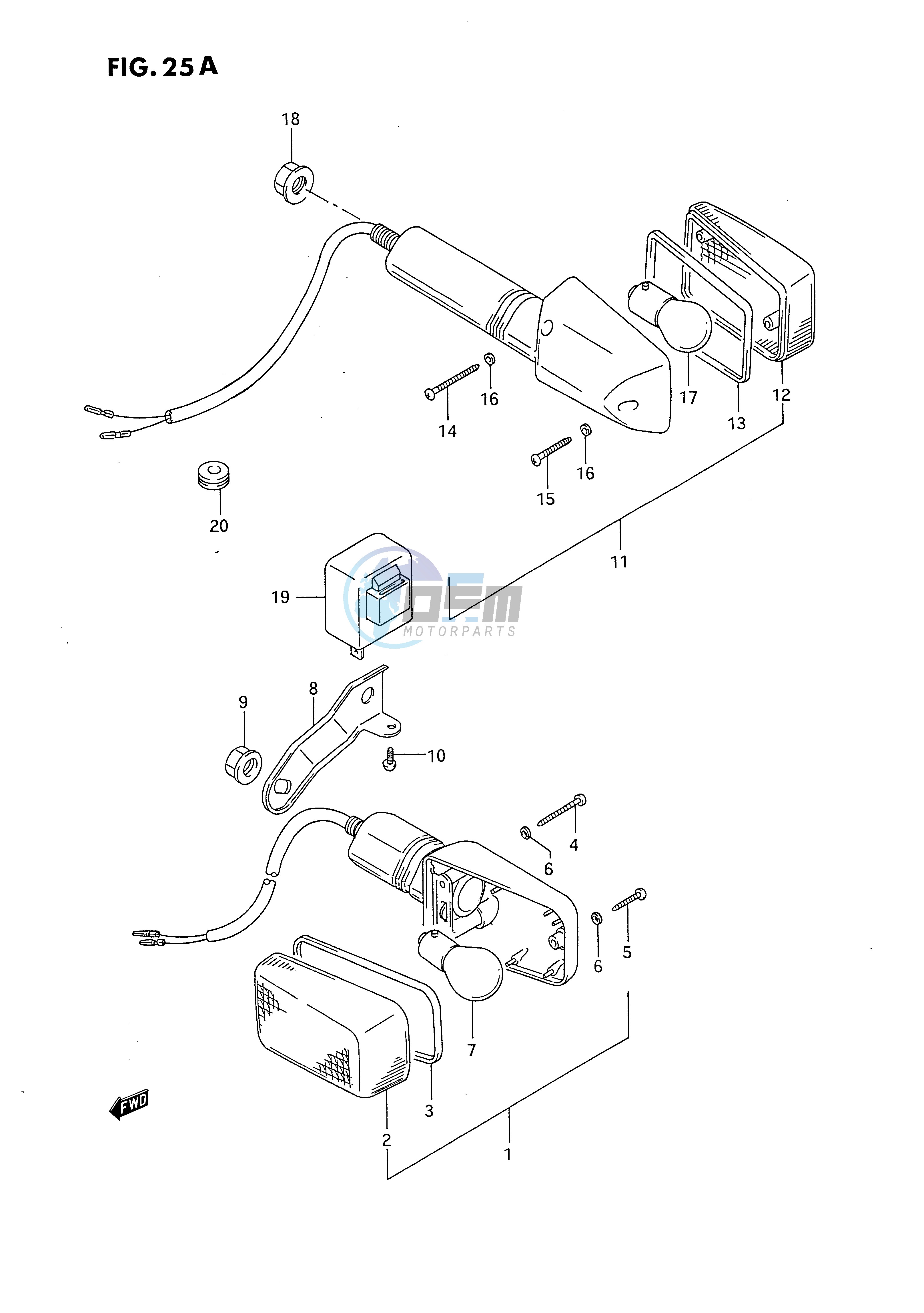 TURN SIGNAL LAMP (MODEL R)