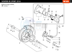 RS-SPORT-GRAY 50 drawing FRONT WHEEL