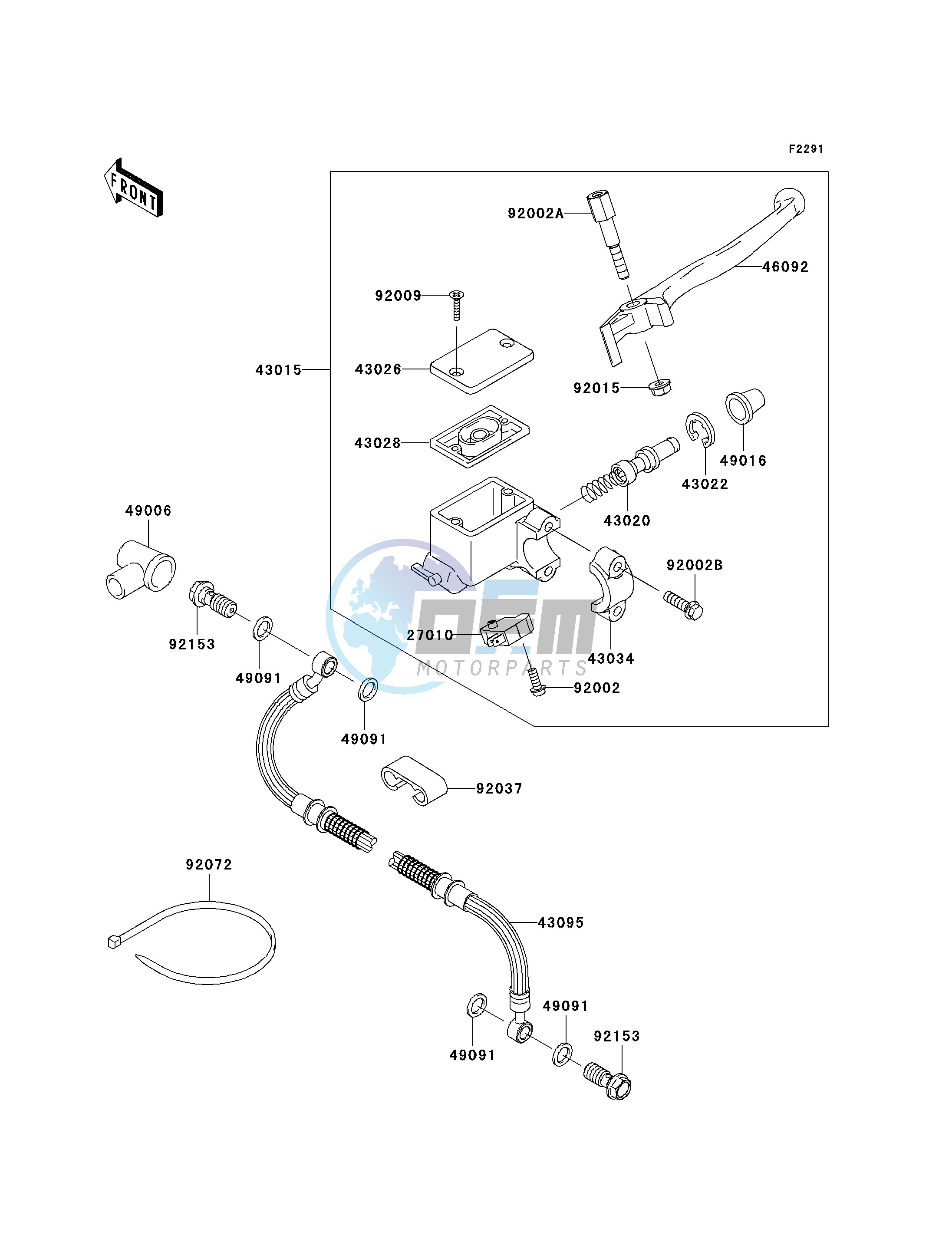 FRONT MASTER CYLINDER