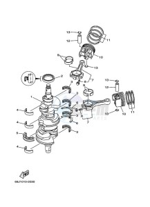 FL200AETX drawing CRANKSHAFT--PISTON