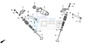 TRX300FW FOURTRAX 300 4X4 drawing CAMSHAFT/VALVE