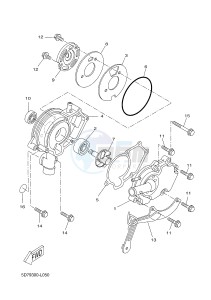 MT125A MT-125 ABS MT-125 ABS (BR35 BR35 BR35 BR35) drawing WATER PUMP