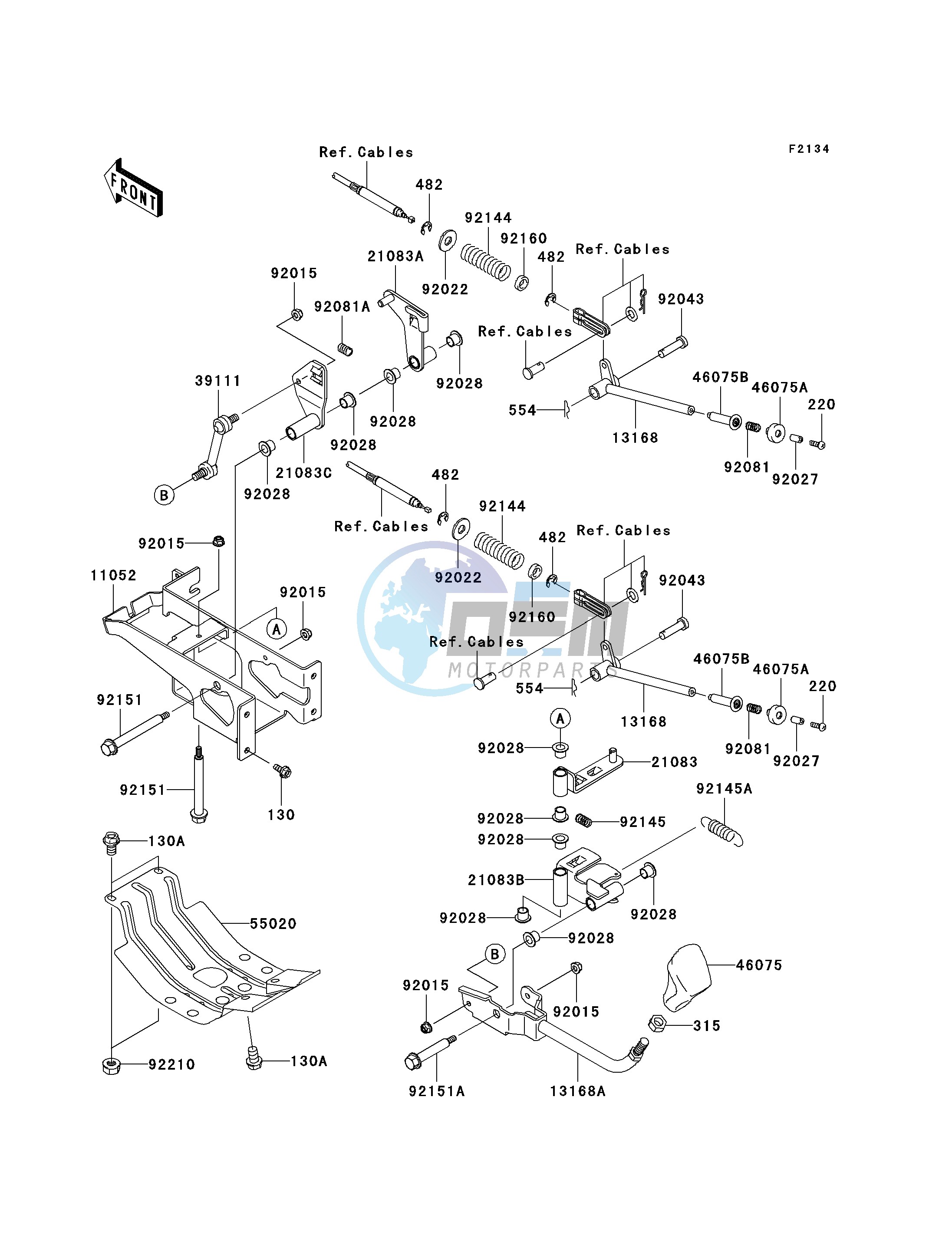 SHIFT LEVER-- S- -