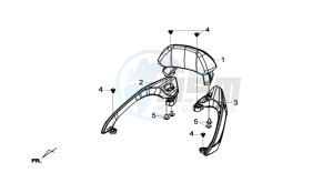 GTS 125I ABS drawing GRIP BAR  L / R