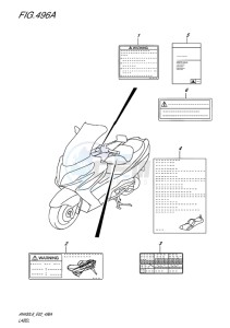 AN400 BURGMAN EU drawing LABEL