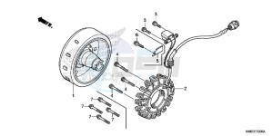 TRX680FAH Europe Direct - (ED) drawing GENERATOR