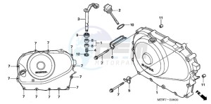 NT700VAA Europe Direct - (ED / ABS) drawing RIGHT CRANKCASE COVER