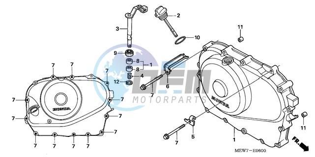 RIGHT CRANKCASE COVER