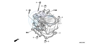 TRX680FAF TRX680 Europe Direct - (ED) drawing CYLINDER