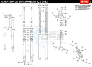 MARATHON-125-AC-SM-BLACK drawing SUSPENSION