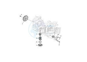 YP R X-MAX 125 drawing OIL PUMP