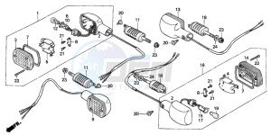 CBX750P2 drawing WINKER